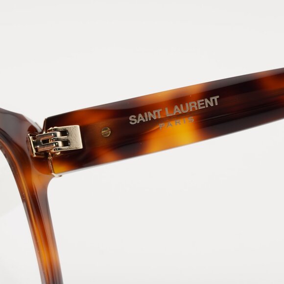 Saint Laurent SLM97 003 Eyeglasses Havana 54mm Square Frame - Picture 10 of 12